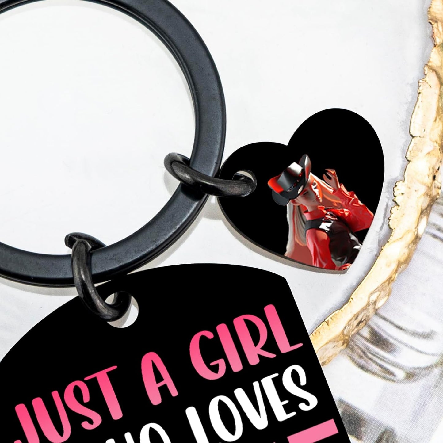 Just A Girl Who Loves Anime Ramen Gifts Anime Merch Kawaii key chain
